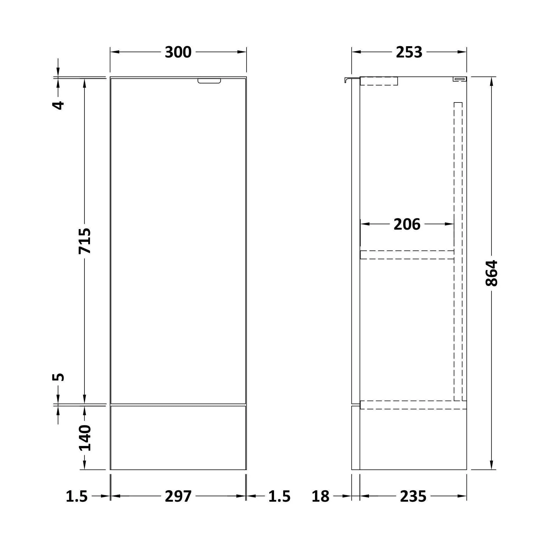 300 Base Unit (255mm Deep) - Image 2
