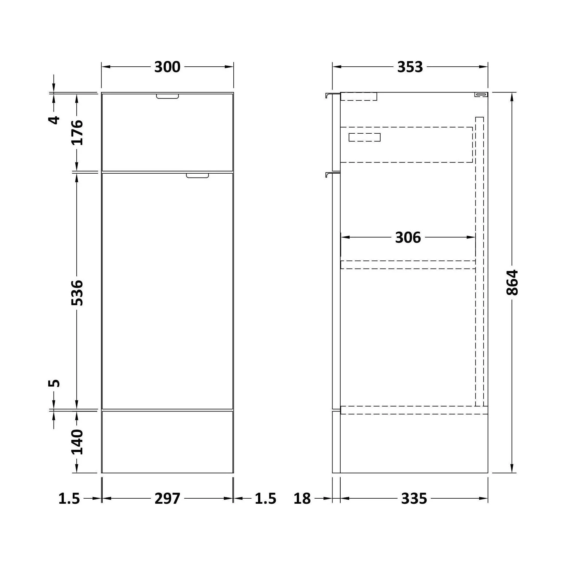300 Drawer-Line Base Unit Full Depth - Image 2