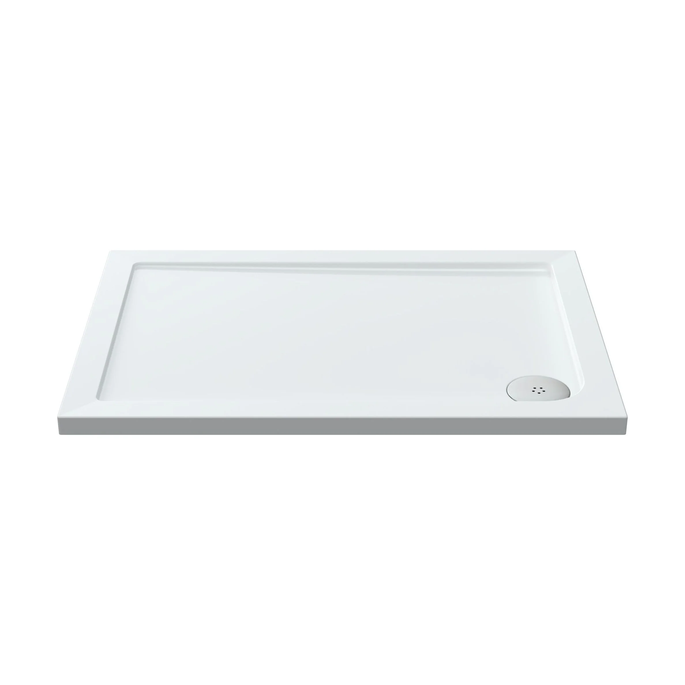 Balterley Shower Tray Modern Rectangular 40mm Profile Slimline, White or Grey - Multiple Sizes Available - Image 86