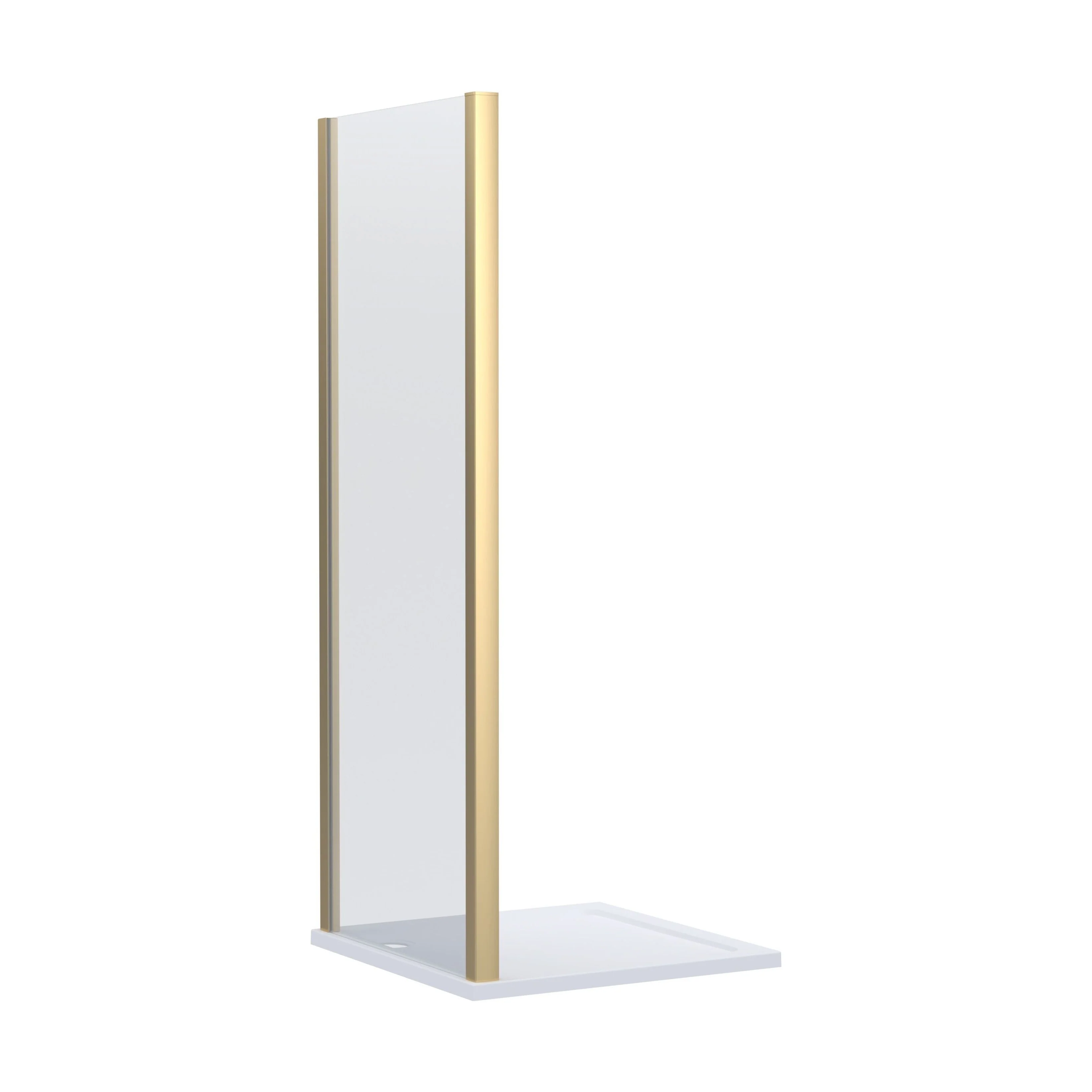 Ellenhall 8mm Toughened Safety Glass Shower Side Panel, 1900mm Height - Choice of Size and Finish - Image 14