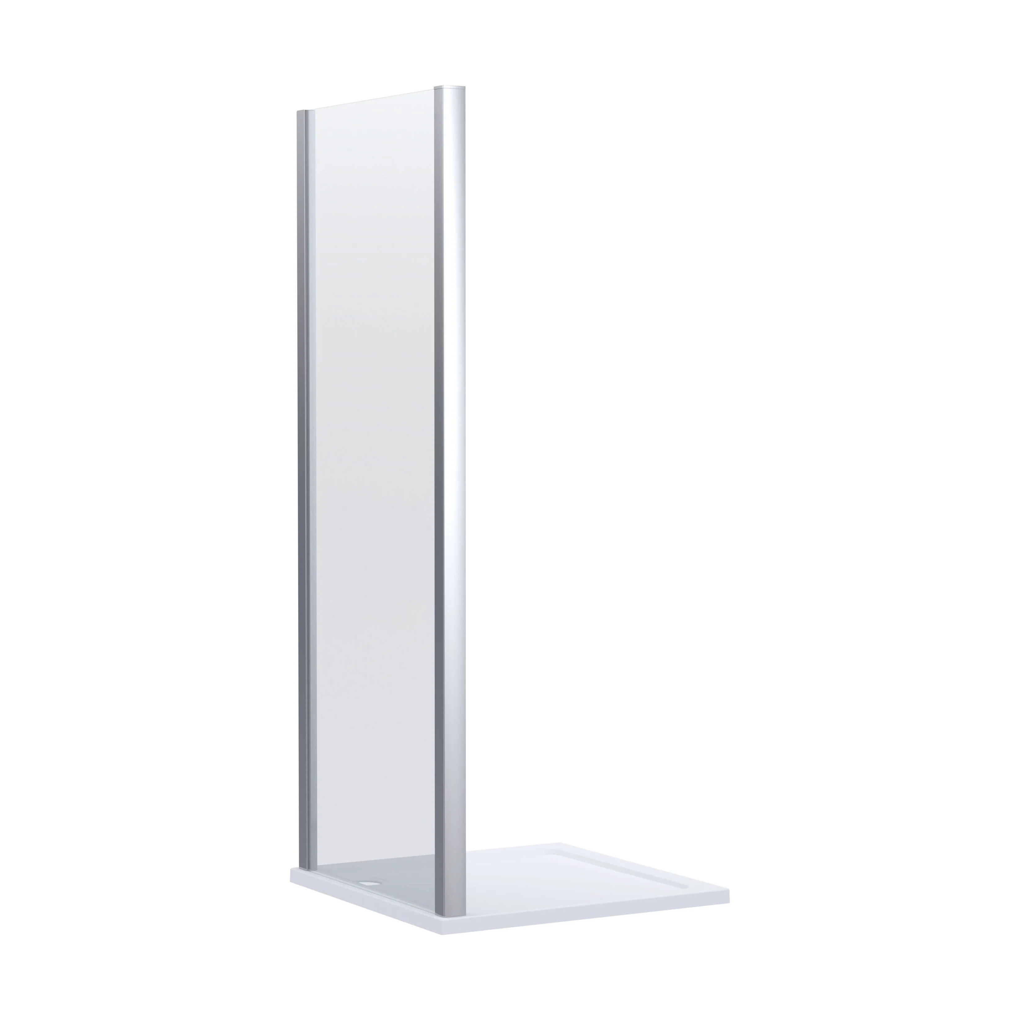 Ellenhall 8mm Toughened Safety Glass Shower Side Panel, 1900mm Height - Choice of Size and Finish - Image 16
