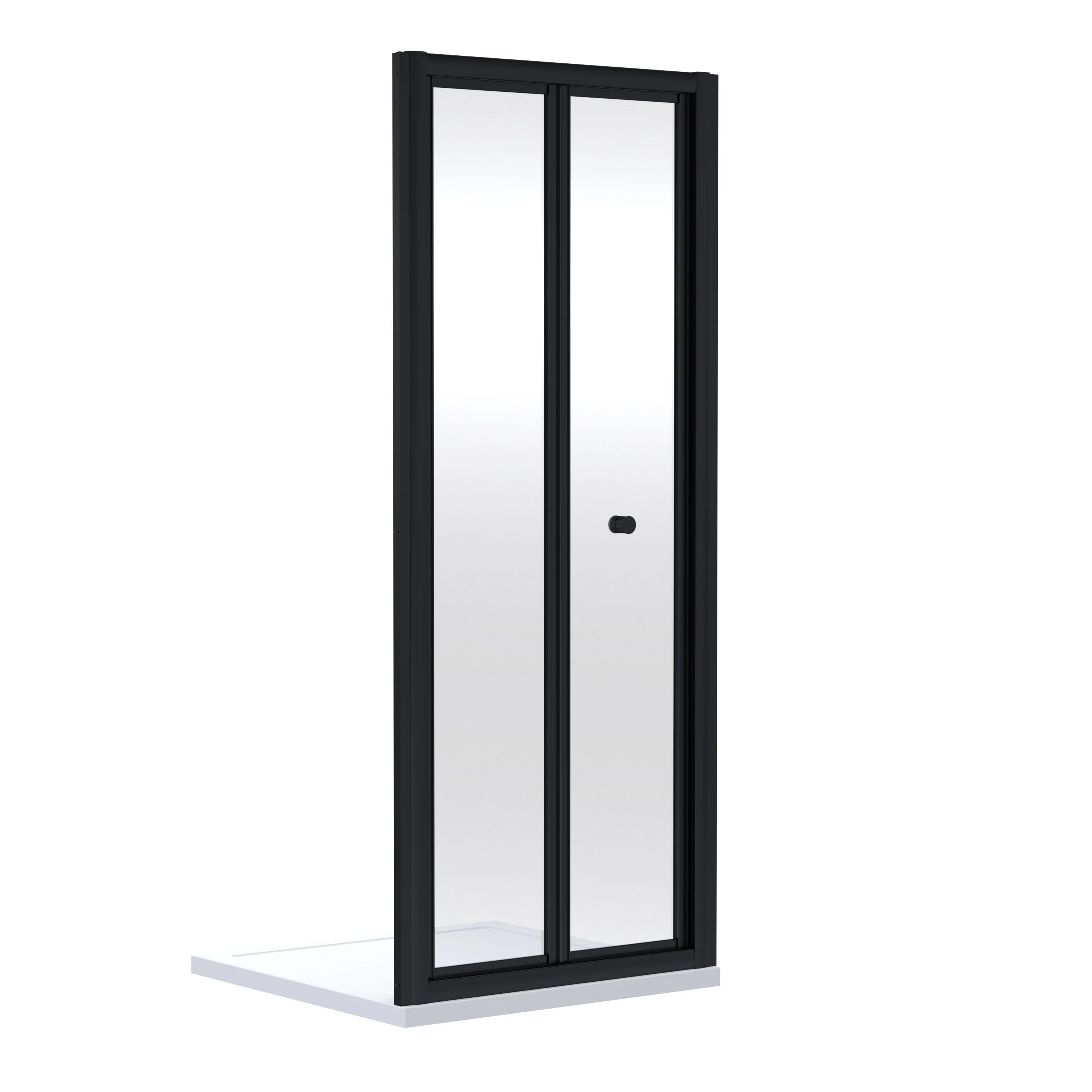 Almington 4mm Toughened Safety Glass Bi-Fold Shower Door, H: 1900mm, Choice of Size and Colour - Image 21