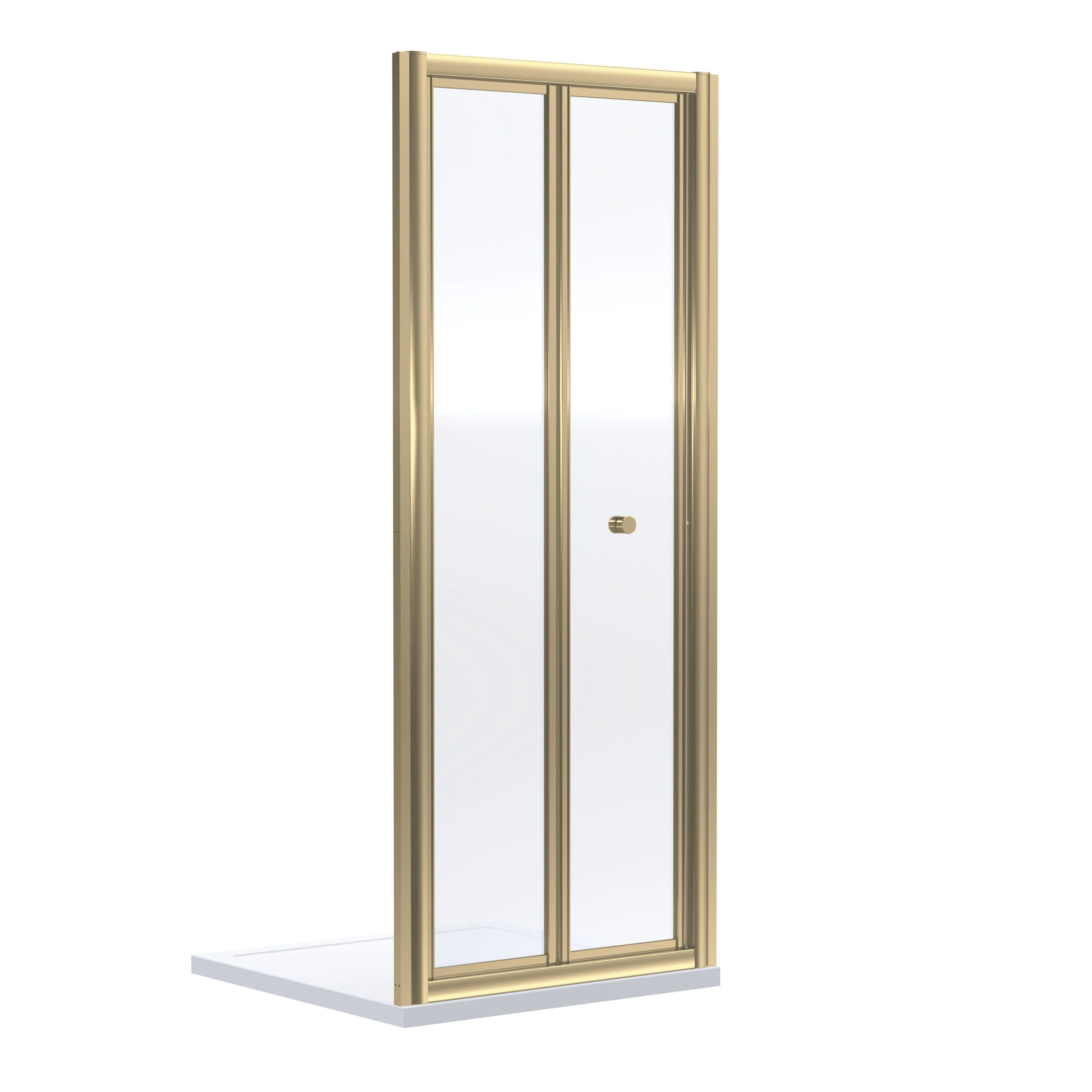 Almington 4mm Toughened Safety Glass Bi-Fold Shower Door, H: 1900mm, Choice of Size and Colour - Image 45