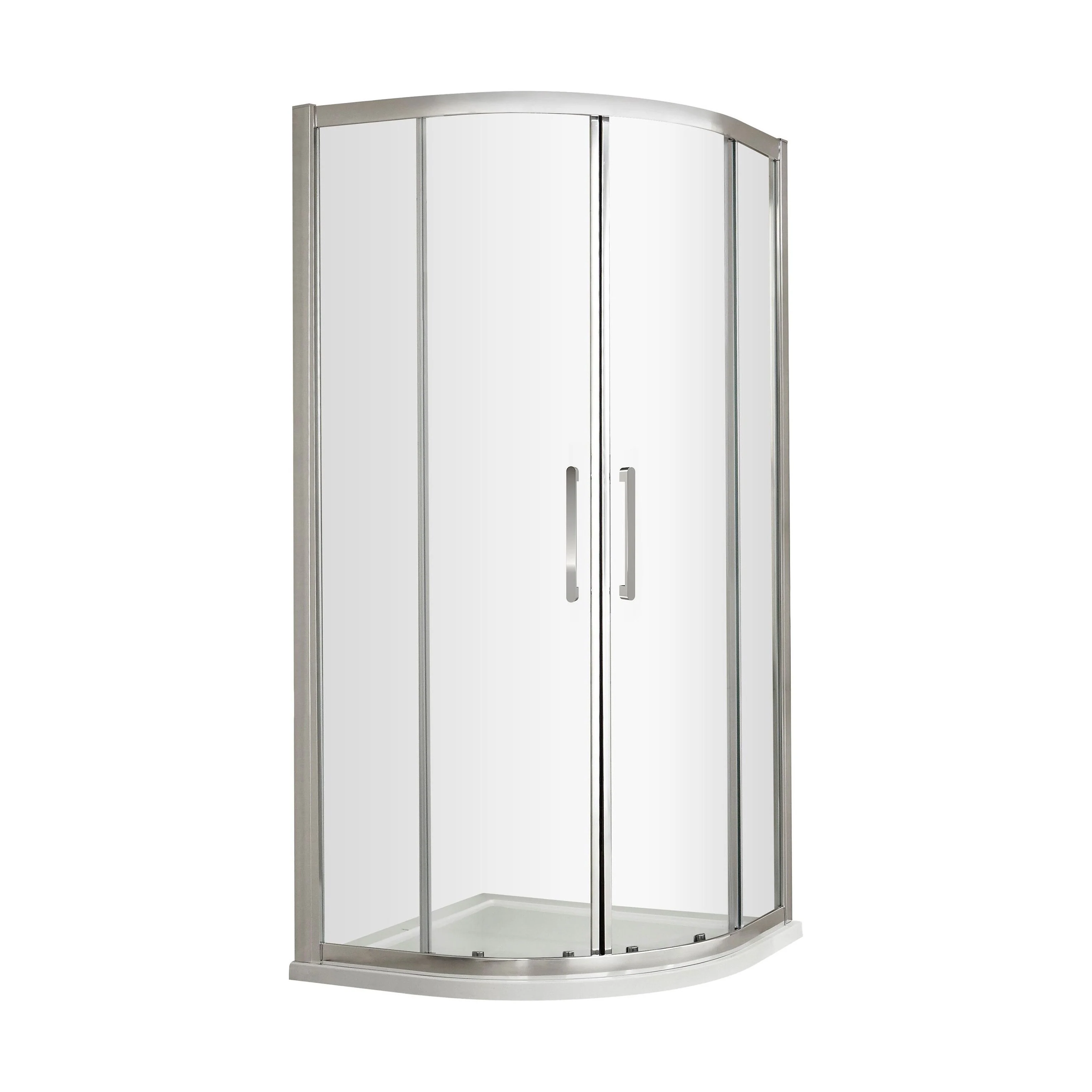Balterley Sonic 900mm Quadrant Shower Enclosure with 8mm Glass, Bar Handle & Easyfit Assembly System - Chrome