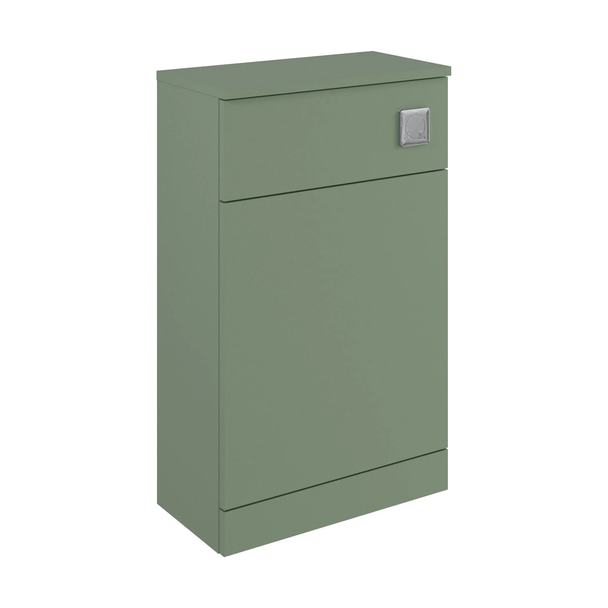 Balterley Square Floor Standing WC Back to Wall Toilet Unit, 600mm, Green