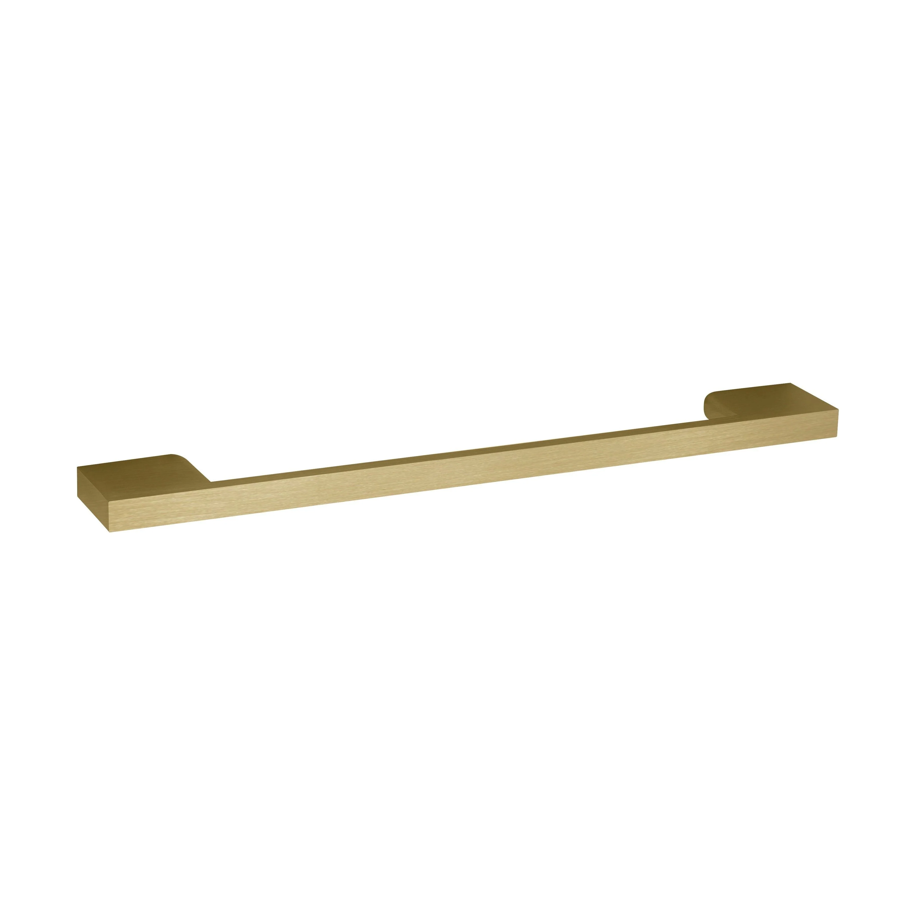 Furniture Handle Square D Shape Handle, 223mm (192mm Centres) - Brushed Brass