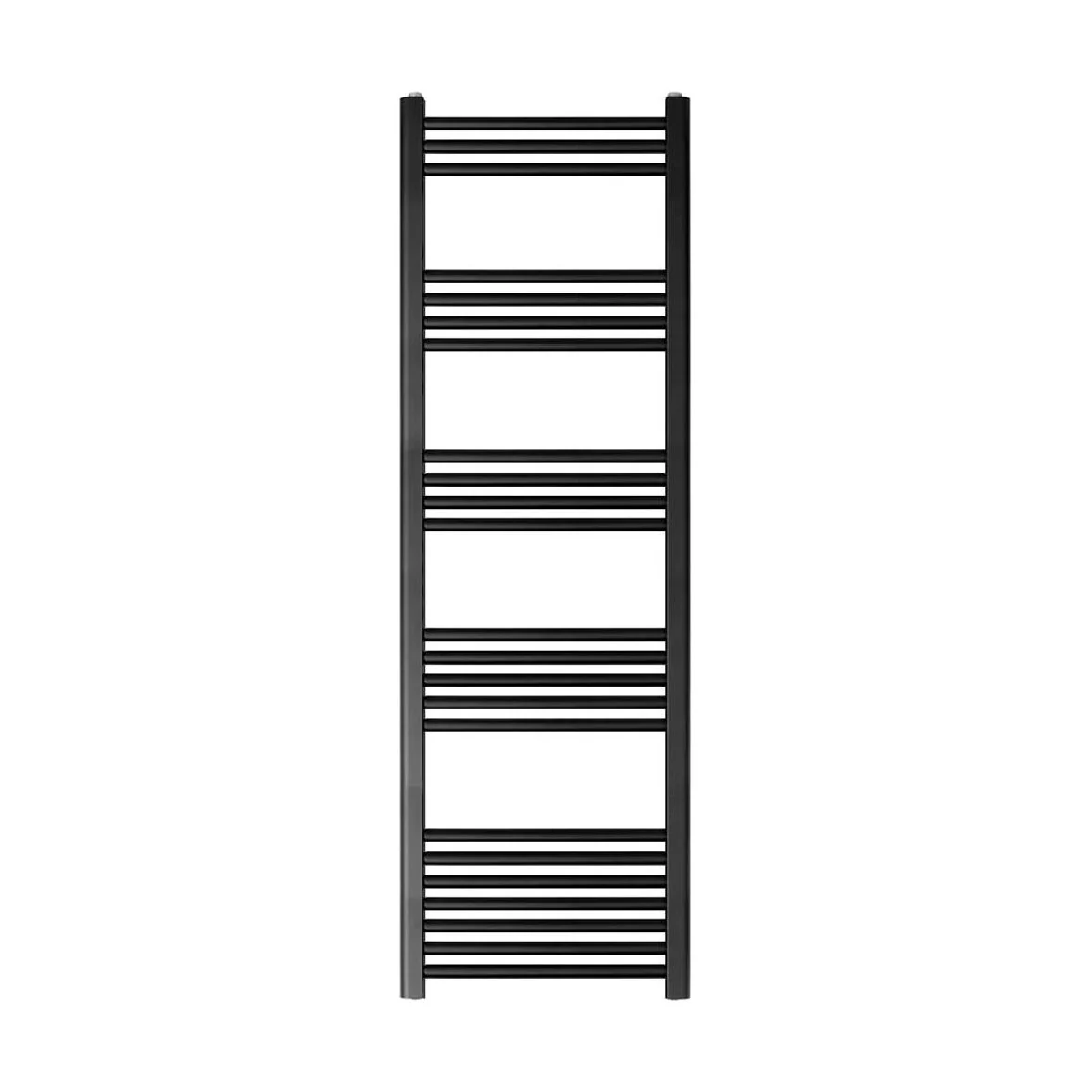 Straight Heated Heated Towel Rail Radiator, 781W, 500 x 1400mm, Matt Black - Image 3