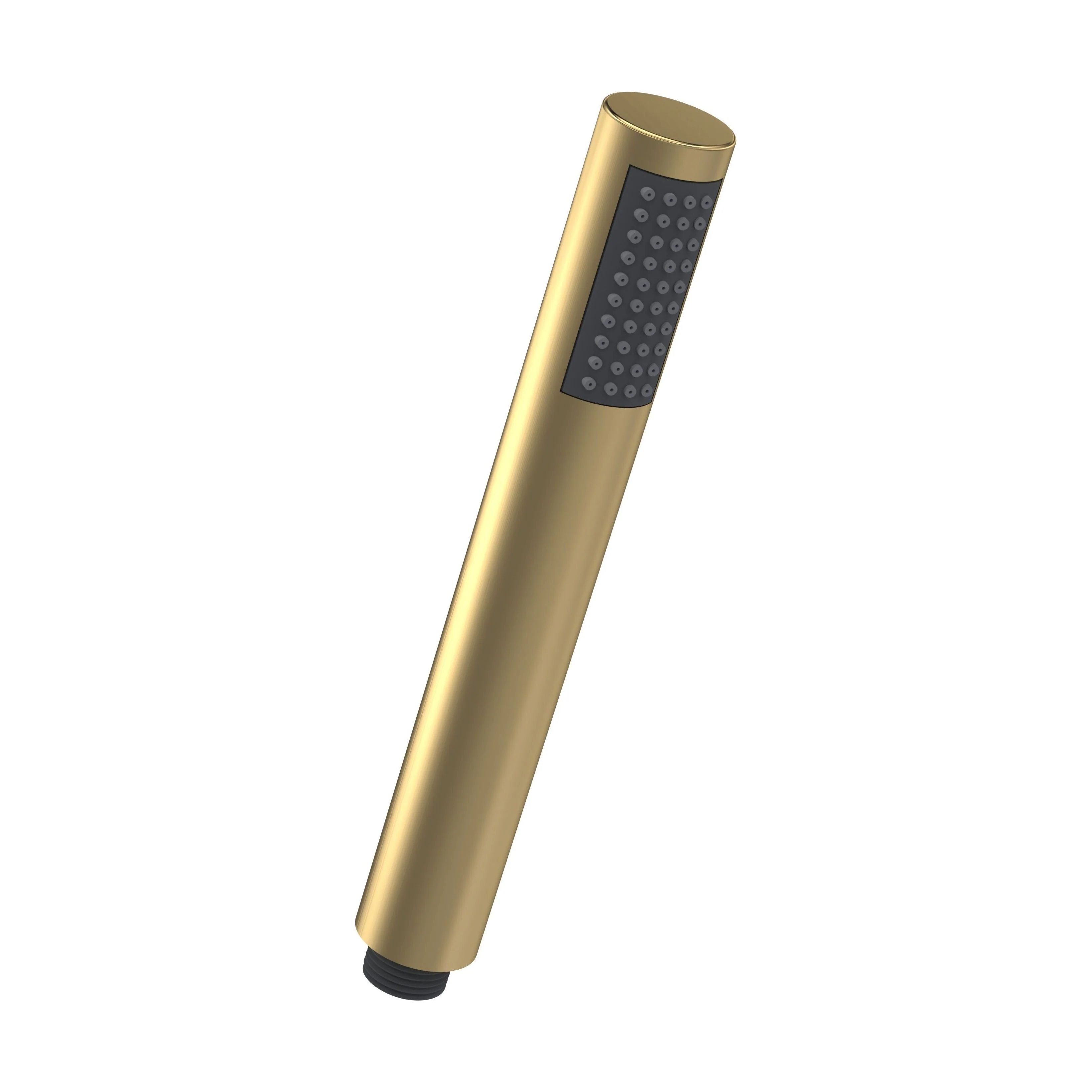 Balterley Contemporary Easyclean Round Single Function Shower Handset - Brushed Brass