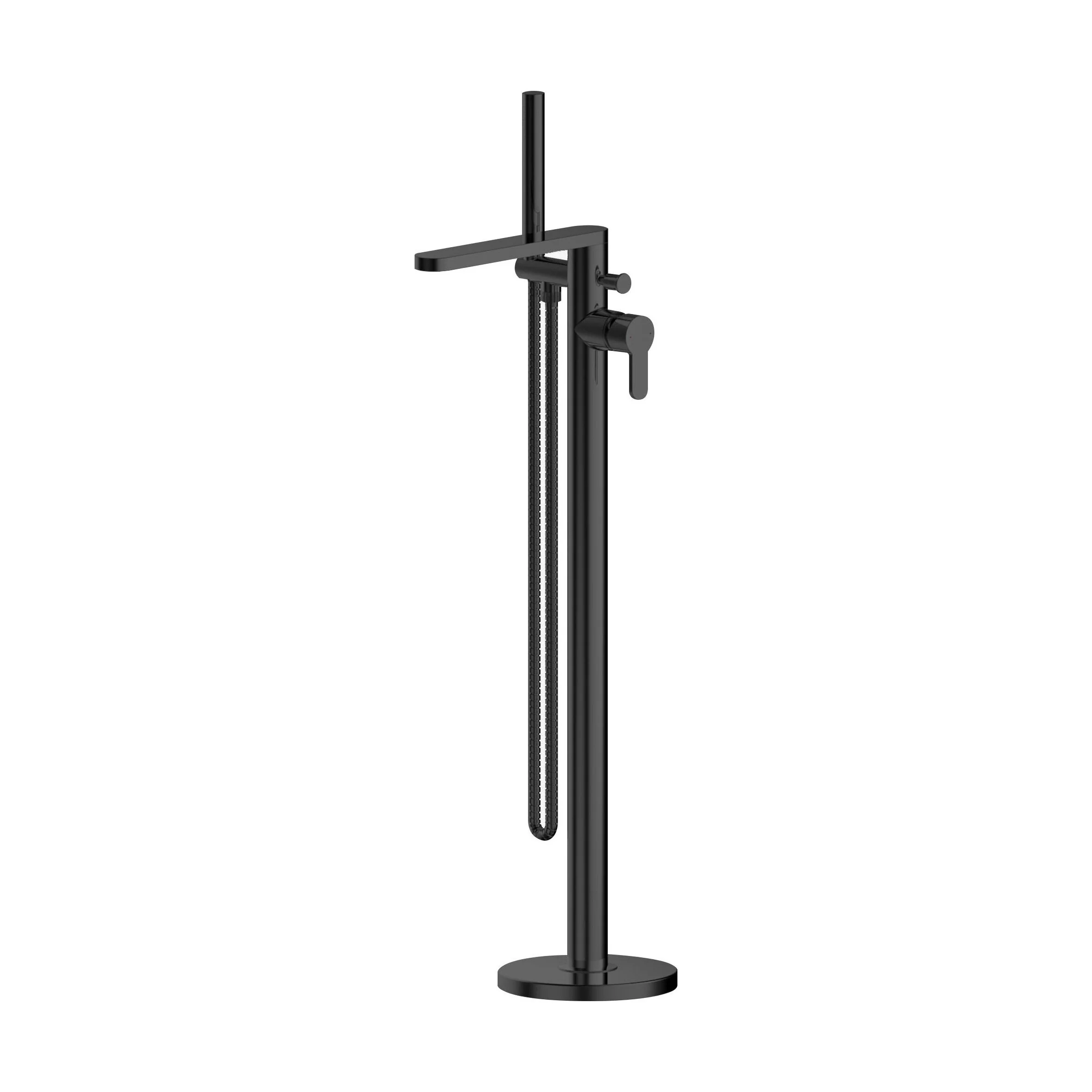 Consall Freestanding Round Bath Shower Mixer Tap with Kit - Choice of Colour - Image 3