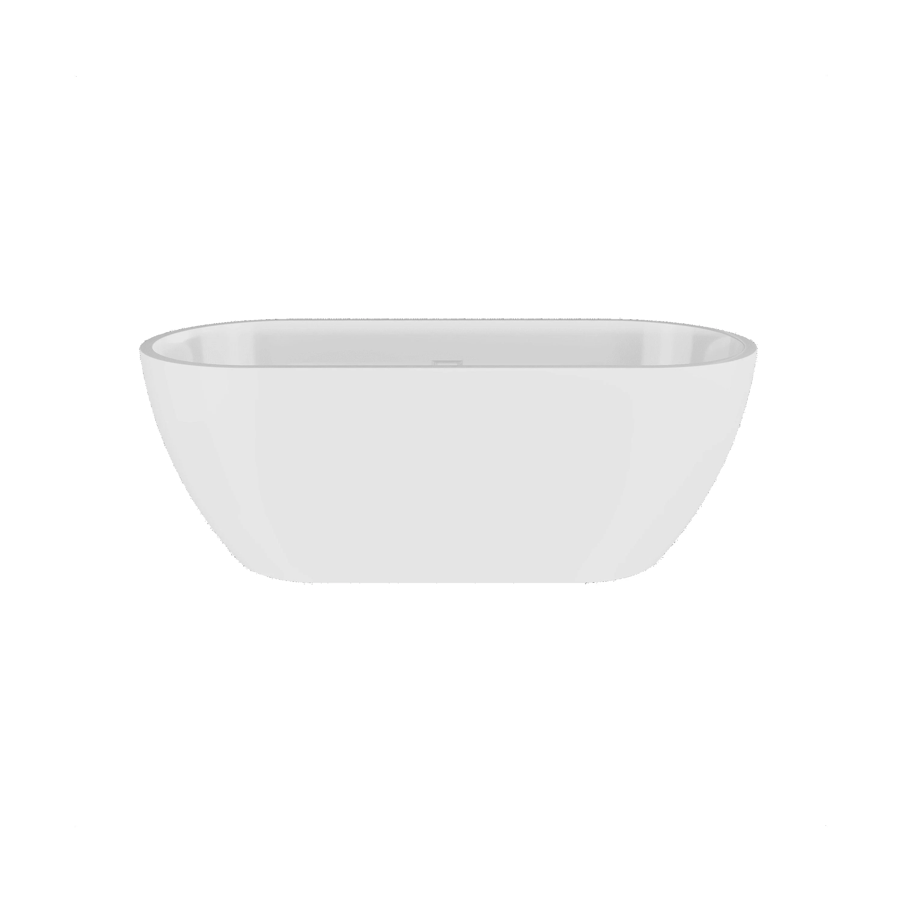 Contemporary Oval Freestanding Bath with Waste, Double Ended - Choice of Size - Image 20