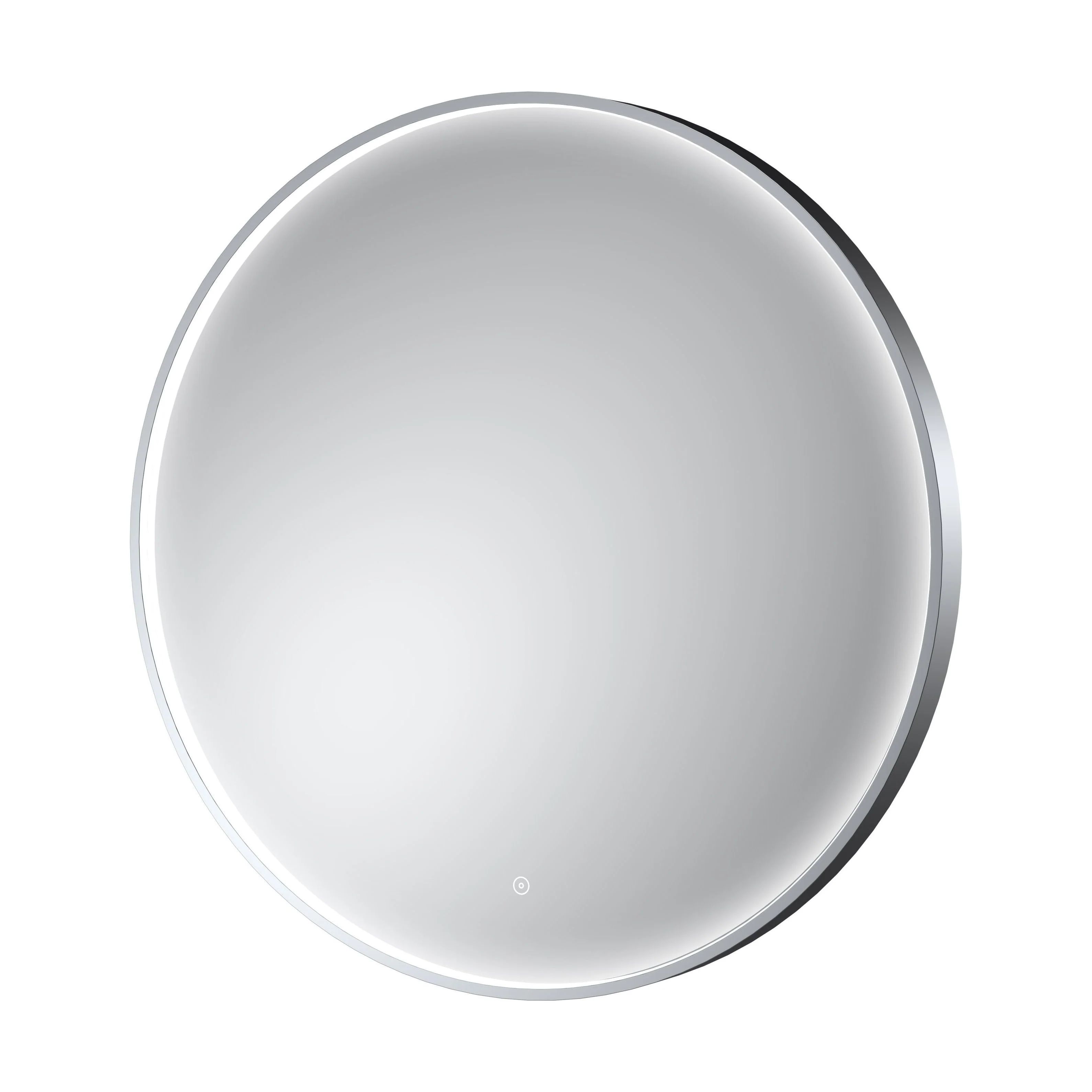 Quixhill Contemporary Round Inset Framed LED Touch Sensor Mirror - Image 11
