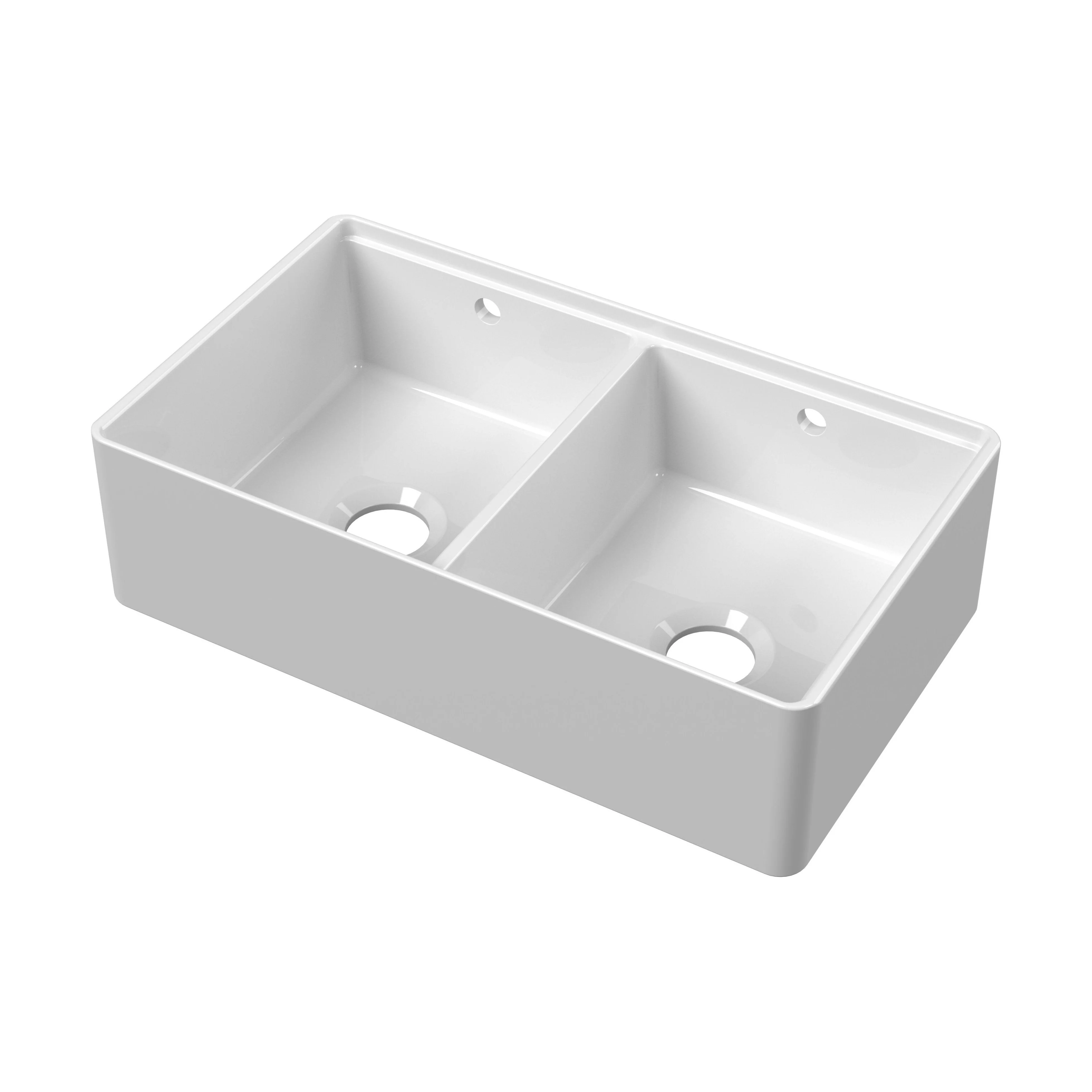 Fireclay Ceramic Kitchen Sink with Ledge - Choice of Design and Style - Image 15