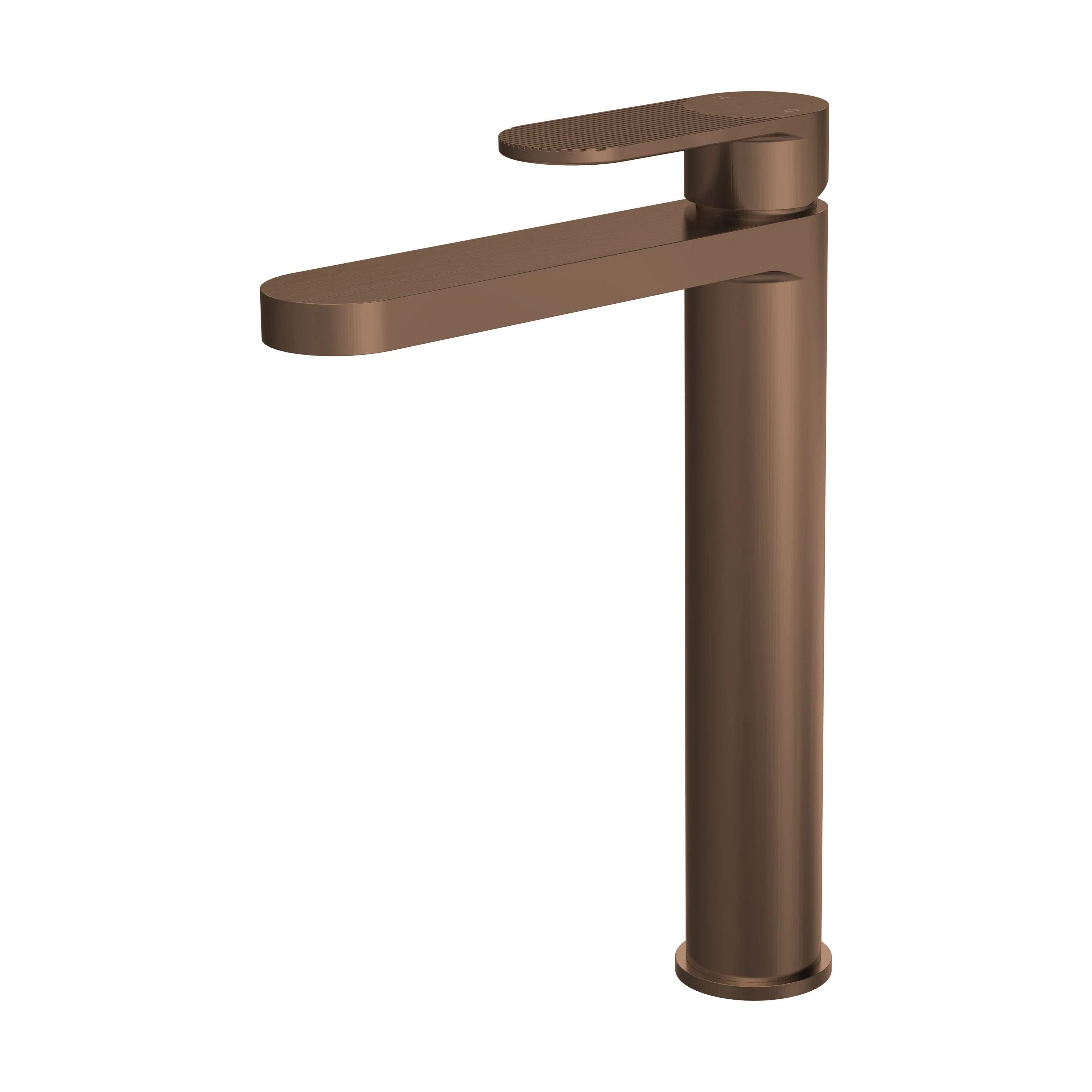 Fluted High Rise Mono Basin Mixer