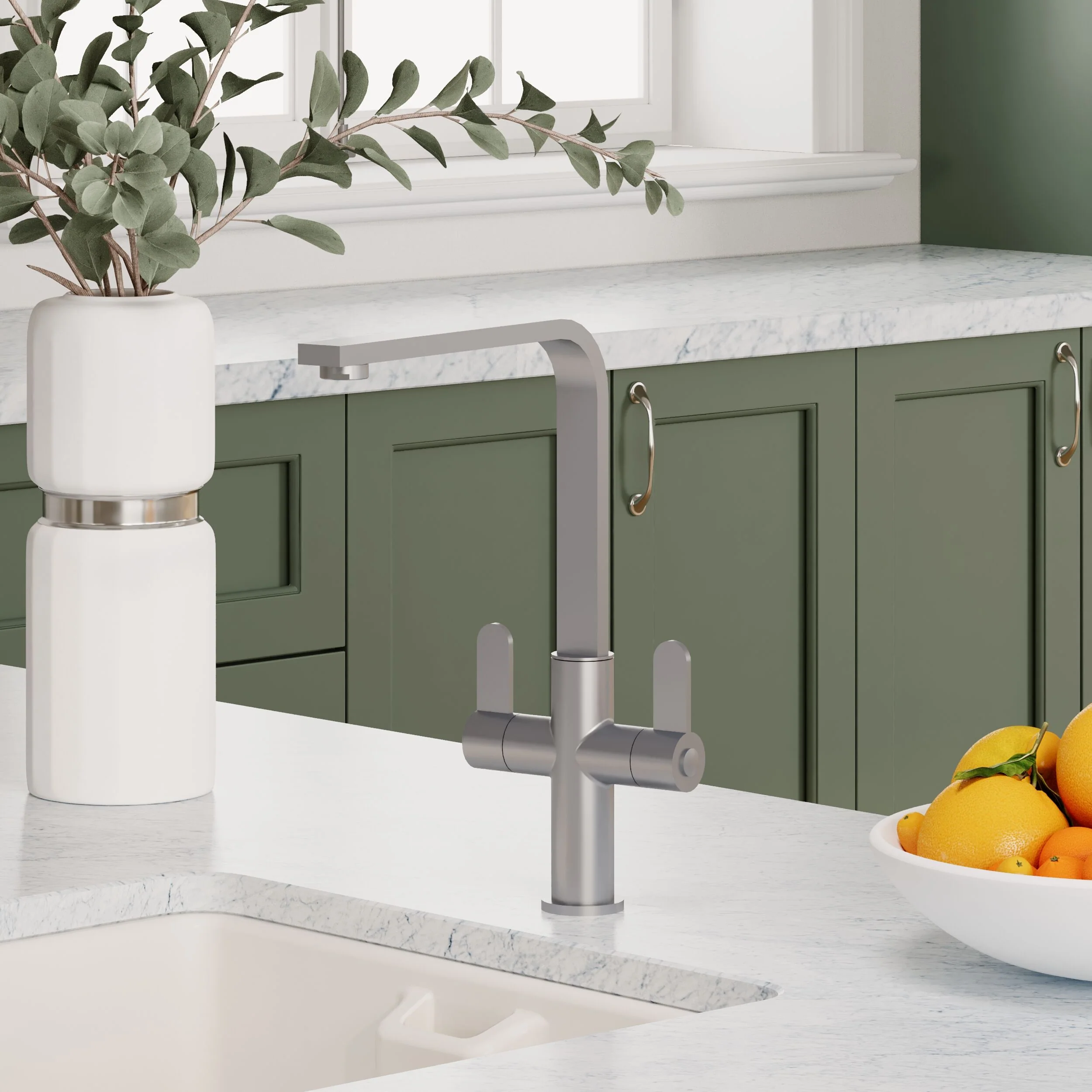 Ipstones Kitchen Mono Mixer Tap - Single or Dual Lever, Choice of Colour - Image 21