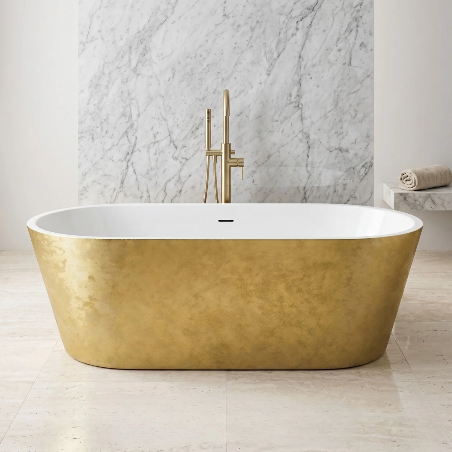 Luxury Modern Freestanding Oval Bath - Choice of Finish & Size - Image 7