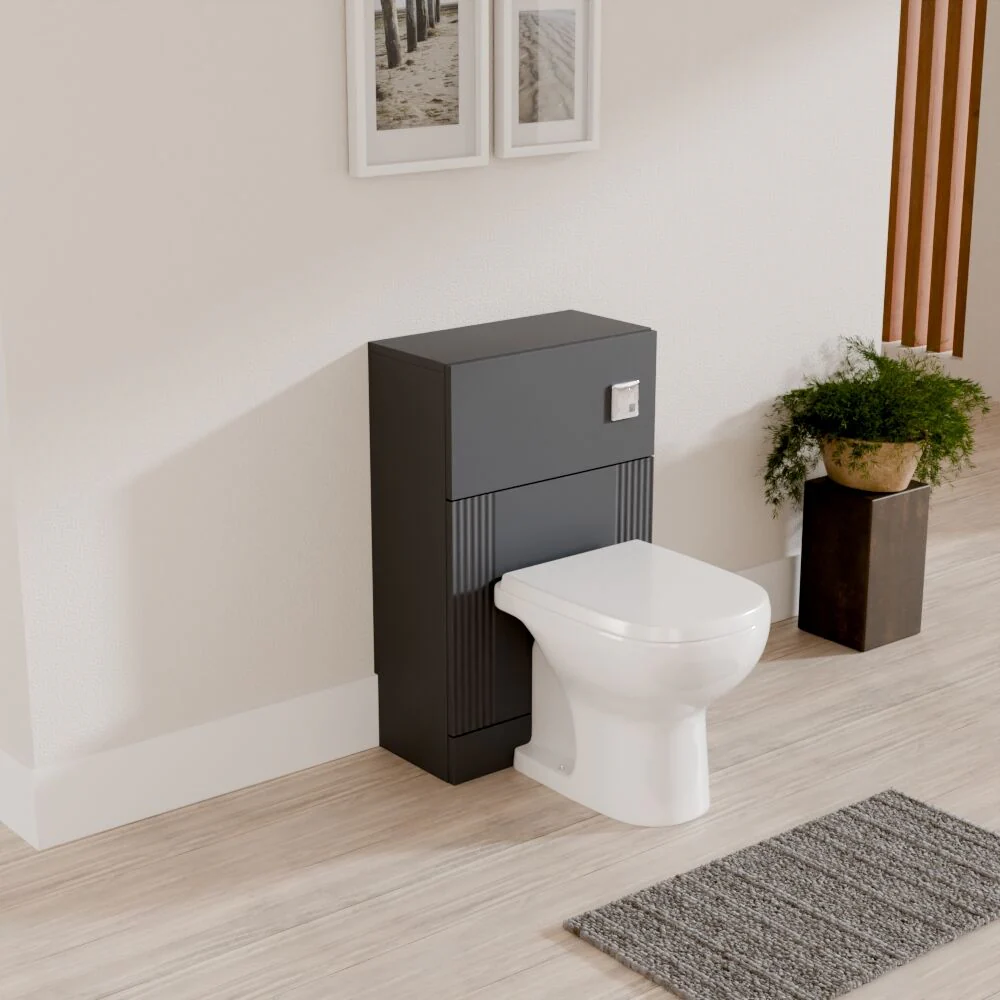 Belvide Modern Bathroom Retro Floor Standing WC Back to Wall Toilet Unit, 500mm, Choice of Colour - Image 17