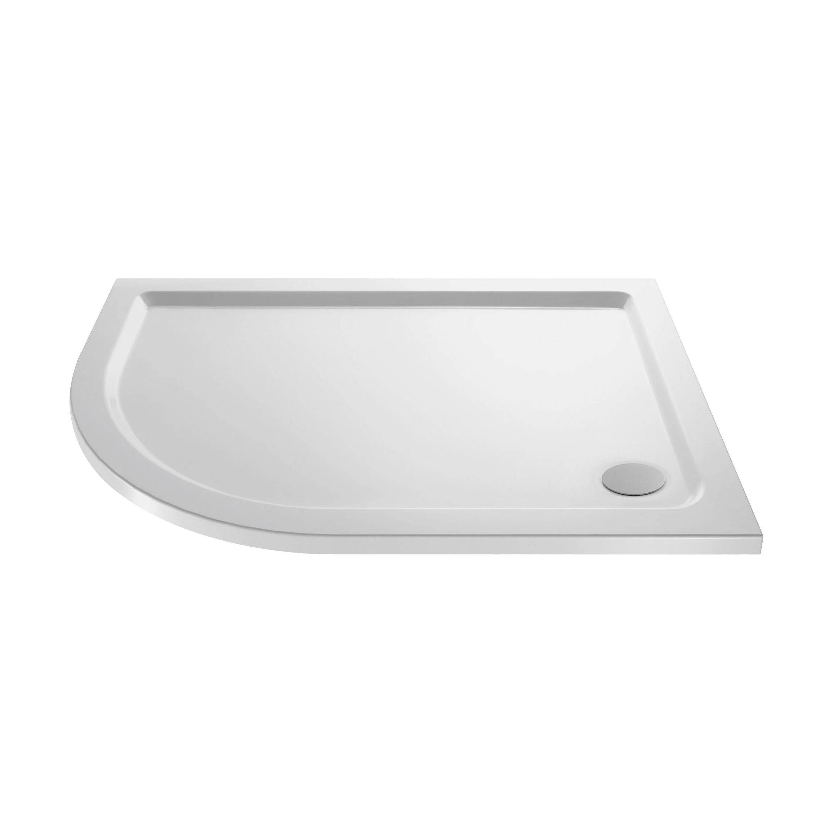 Balterley Shower Tray Modern Offset Quadrant Shower Tray, Left or Right Hand - Choice of Size and Finish - Image 55