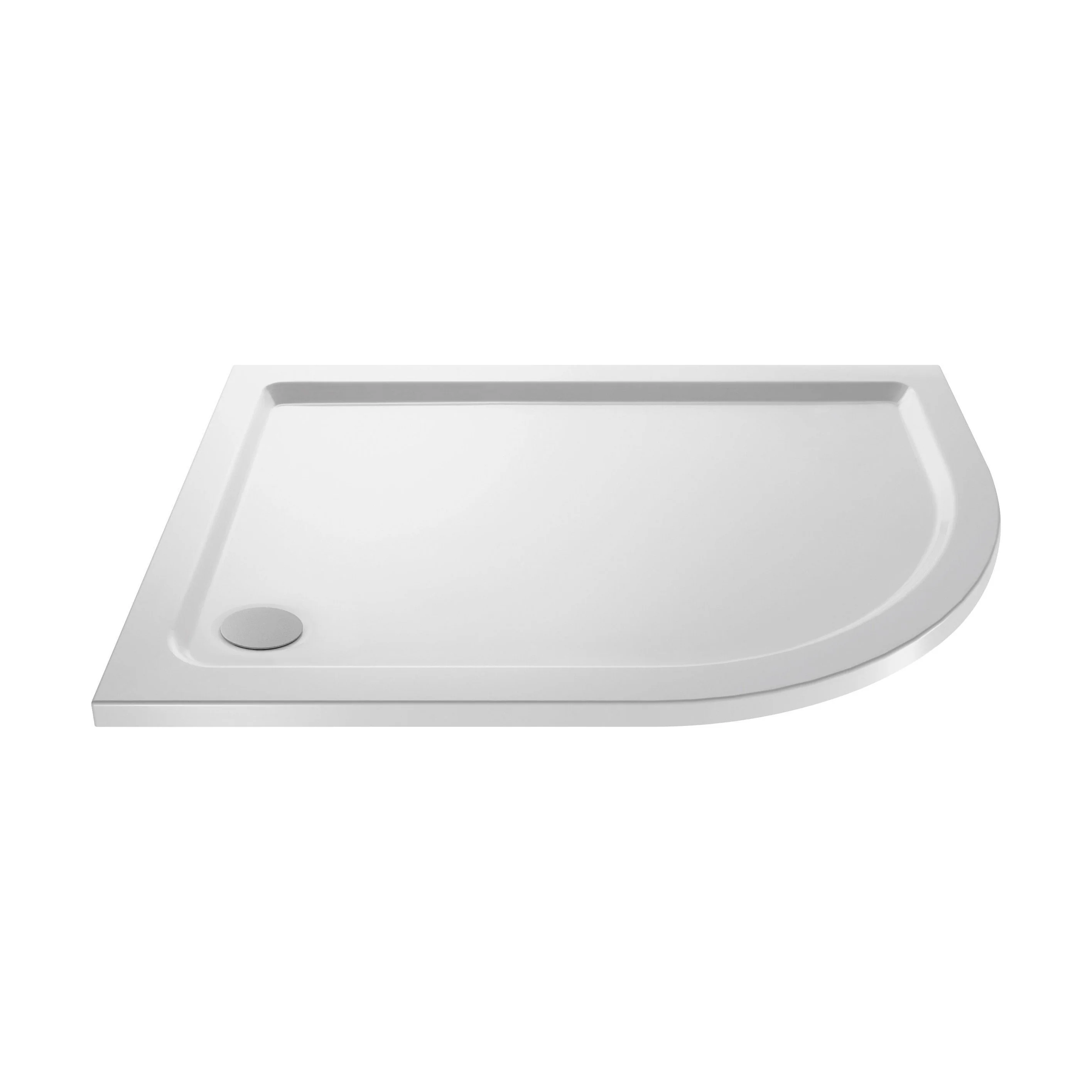 Balterley Shower Tray Modern Offset Quadrant Shower Tray, Left or Right Hand - Choice of Size and Finish - Image 56