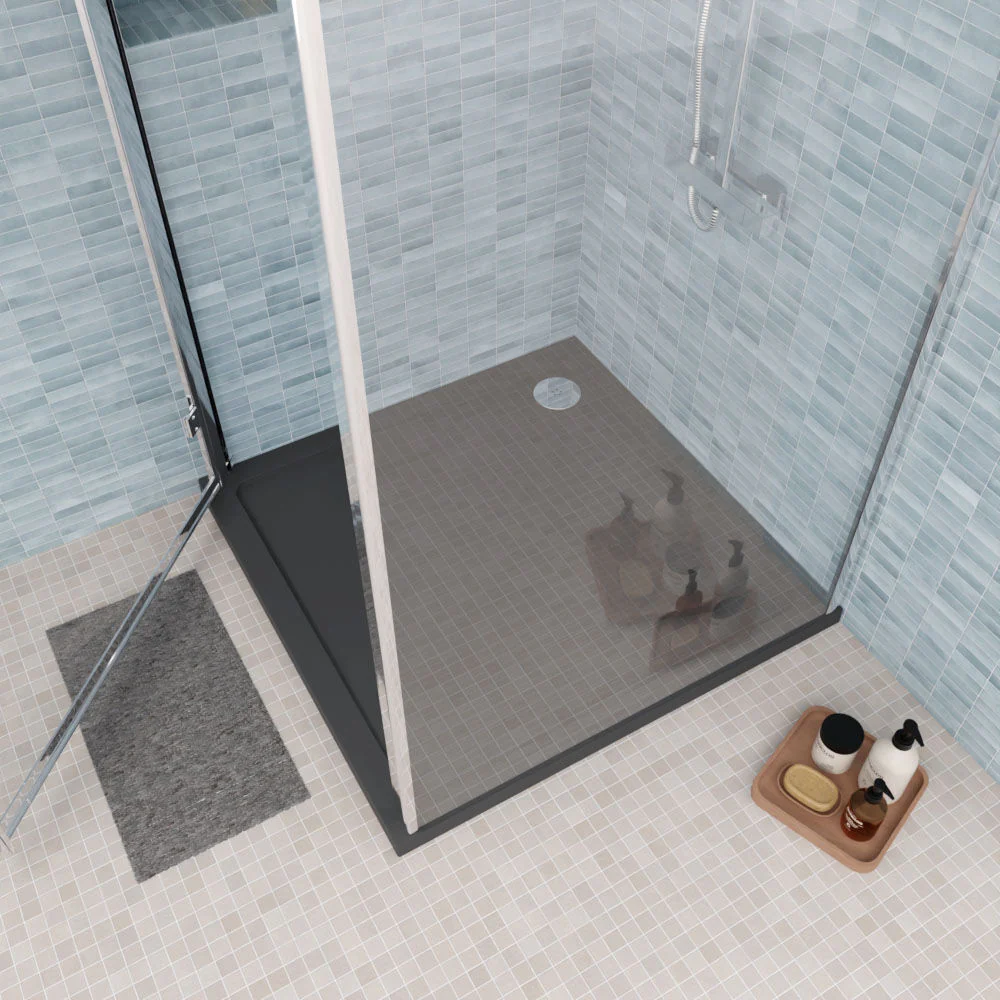 Balterley Shower Tray Modern Square, 40mm Profile - Choice of Size and Colour - Image 22