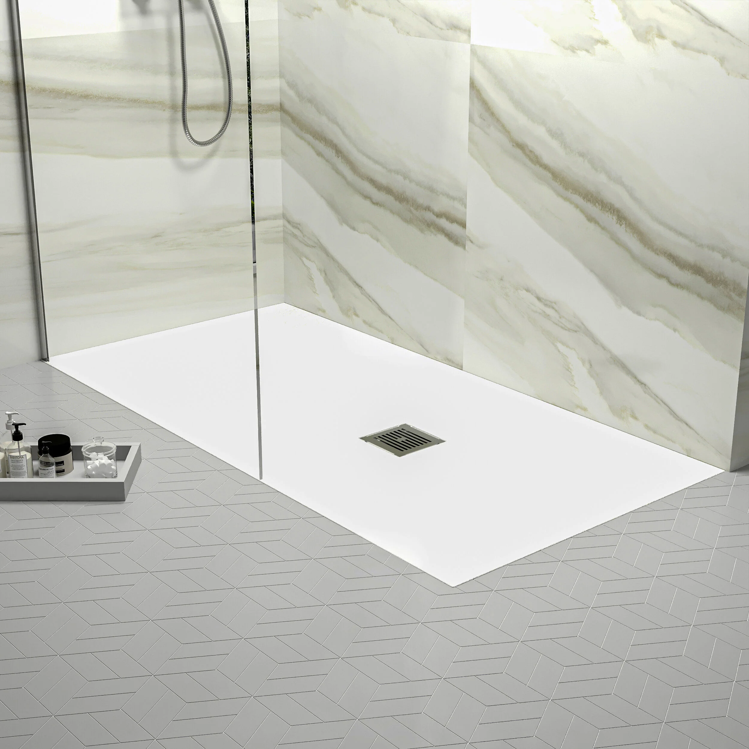 Balterley Shower Tray Premium Slimline Rectangular - Multiple Sizes and Finishes - Image 25