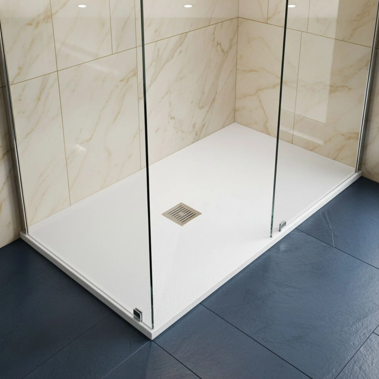 Balterley Shower Tray Premium Slimline Rectangular - Multiple Sizes and Finishes - Image 6