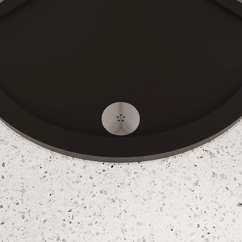 Contemporary Fast Flow Shower Tray Waste with Cover - Multiple Finishes (116x116x99mm) - Image 10