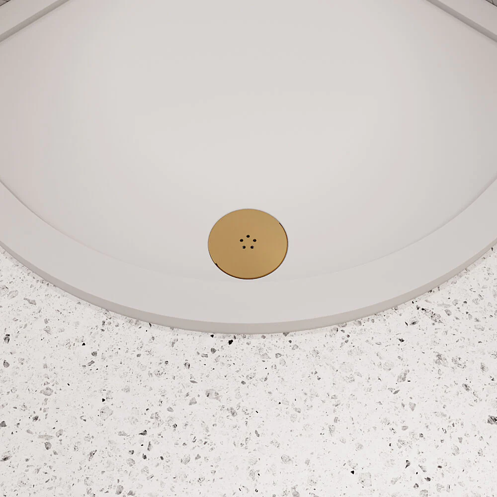 Contemporary Fast Flow Shower Tray Waste with Cover - Multiple Finishes (116x116x99mm) - Image 8