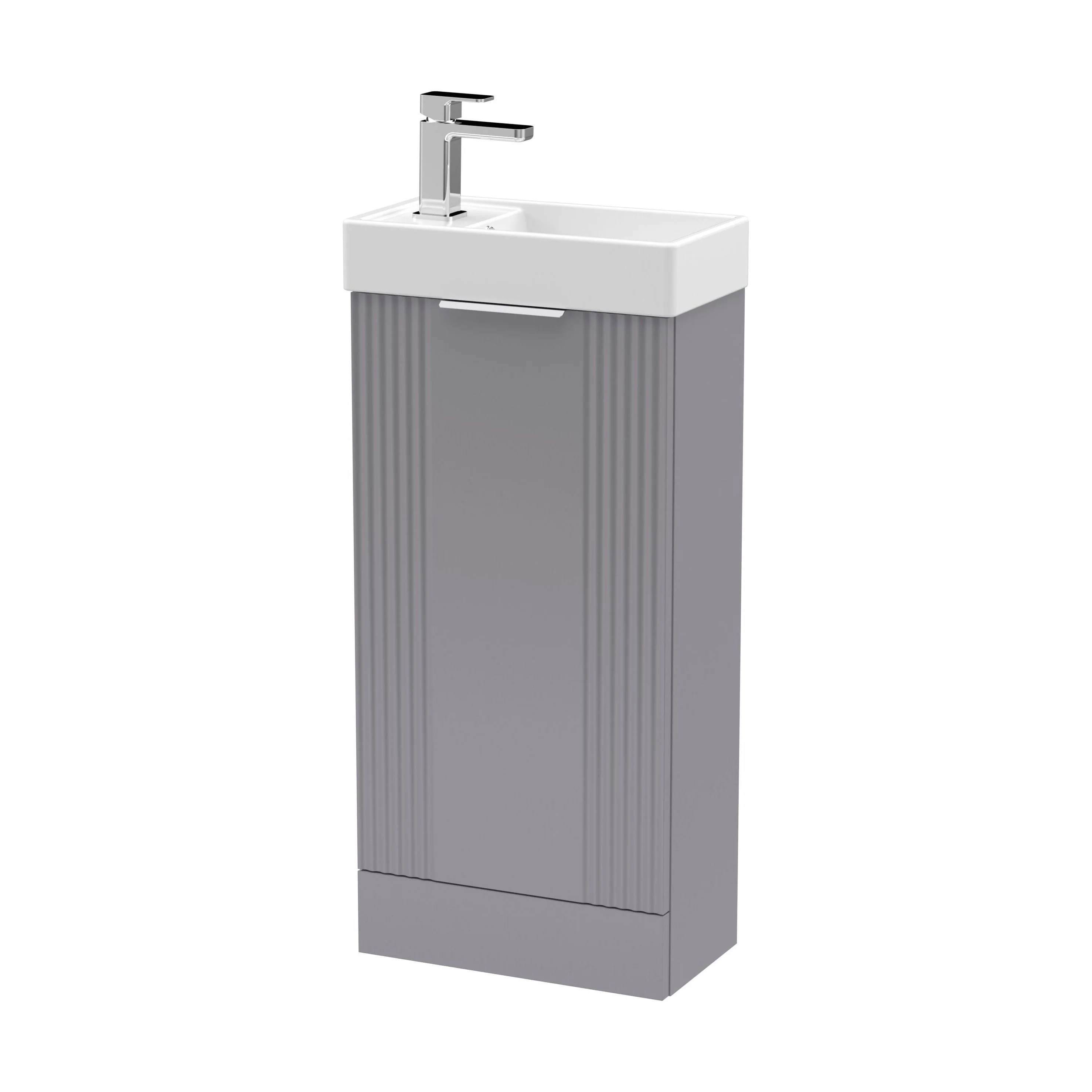 Belvide Retro Floor Standing  Bathroom Cloakroom Vanity Basin Unit - 781 x 400 x 222mm - Multiple Colours - Image 60