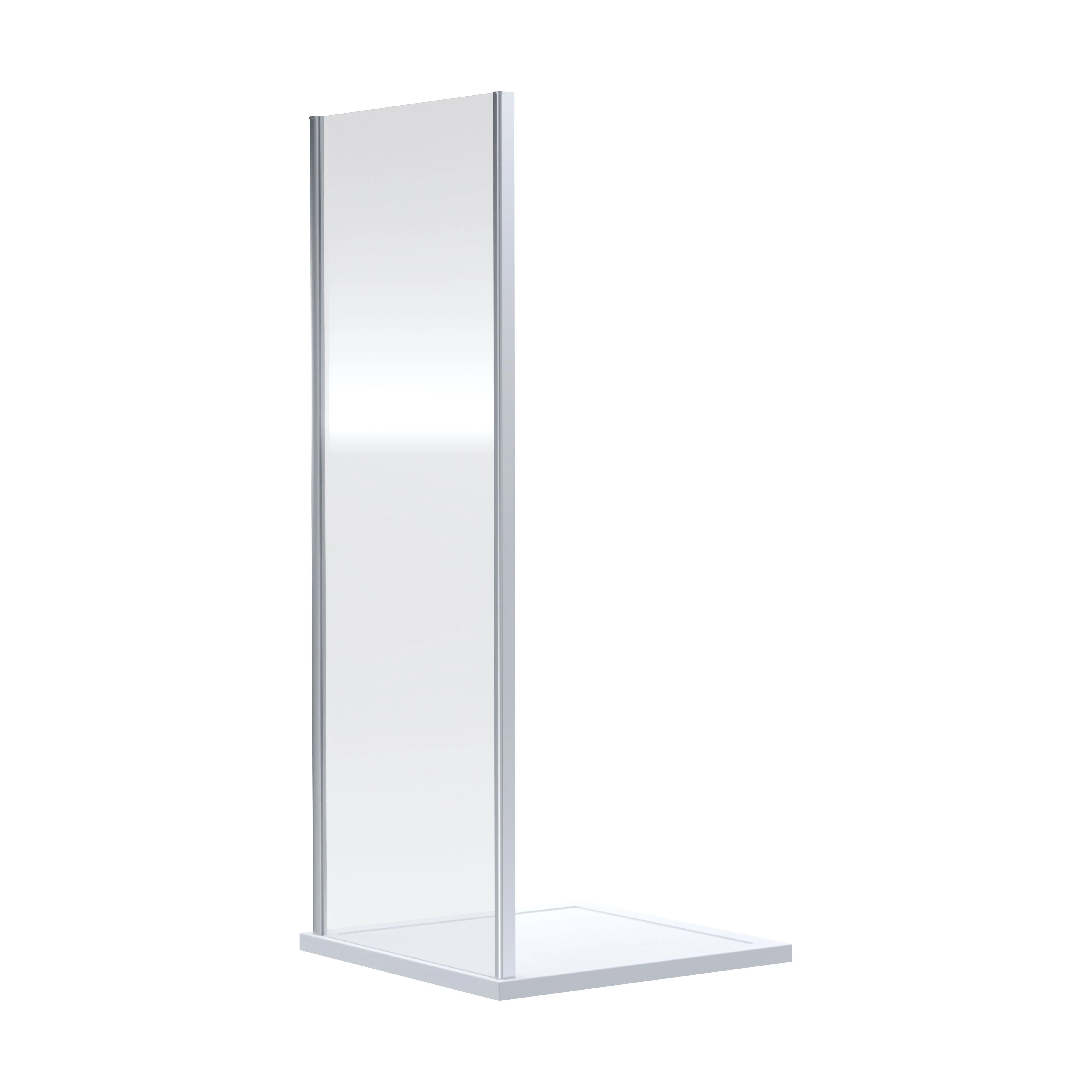 Almington 6mm Toughened Safety Glass Shower Side Panel - H: 1900mm - Choice of Size and Finish - Image 7