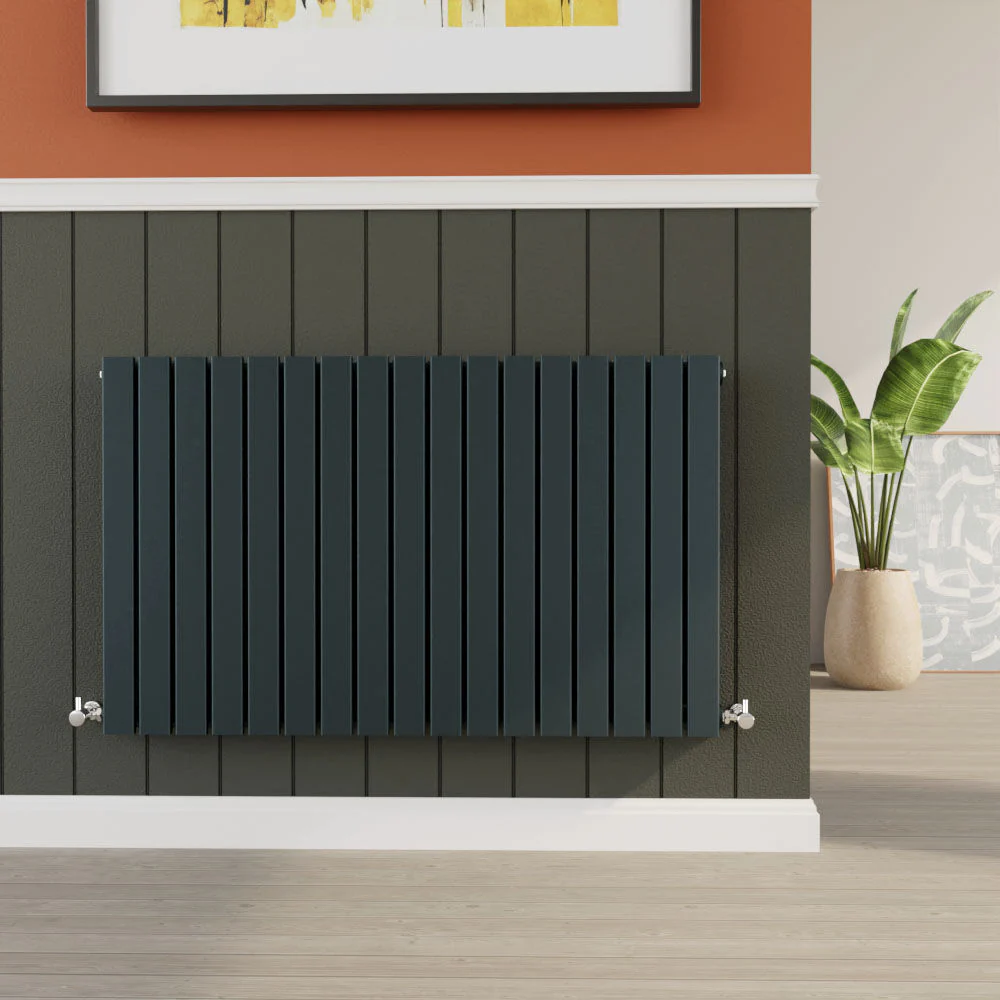 Edingale Contemporary Square Horizontal Double Panel Radiator - Choice of Size and Colour - Image 15