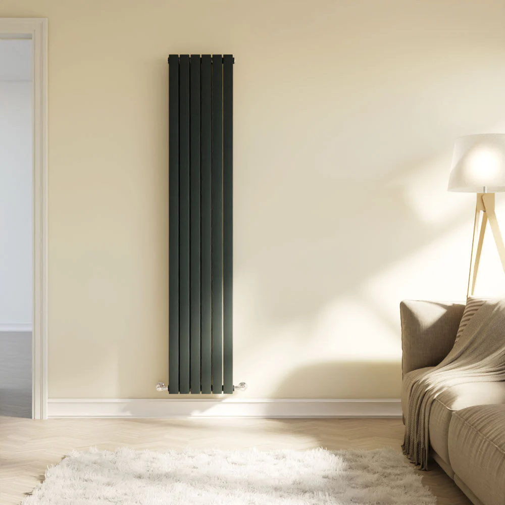 Edingale Modern Square Vertical Double Panel Radiator - Choice of Size and Colour - Image 9