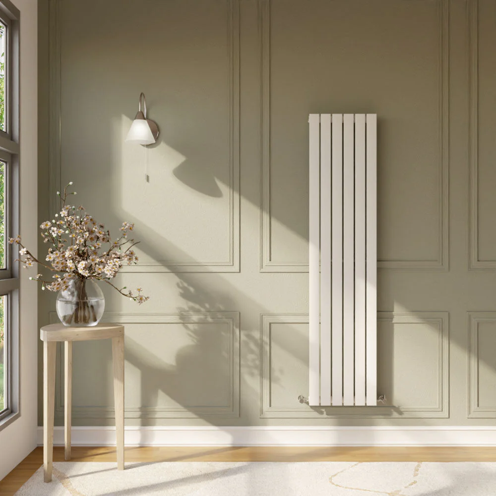 Edingale Vertical Single Panel Radiator, Square Design - Choice of Size and Colour - Image 7
