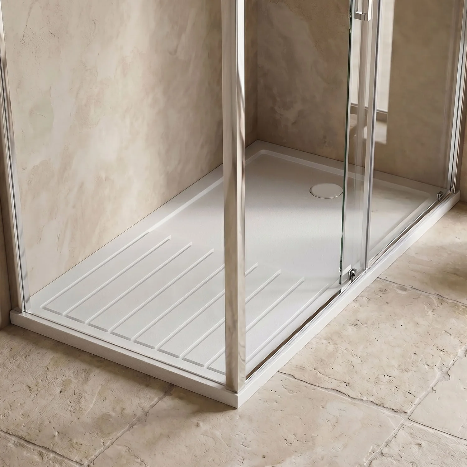 SR Walk In Shower Tray 1600x800x40