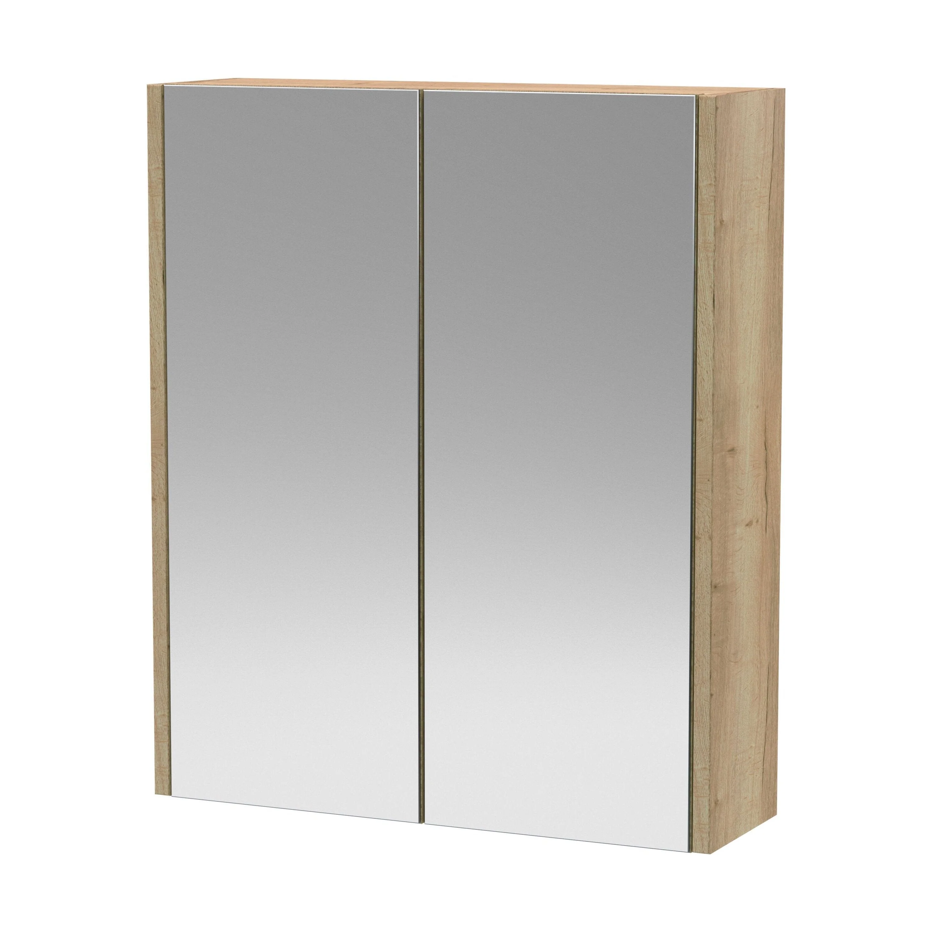 Winshill Mirror - Light Oak - 600mm